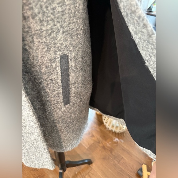 Soia & Kyo Textured Beige Gray Woolf Blemd  Coat - Picture 7 of 13